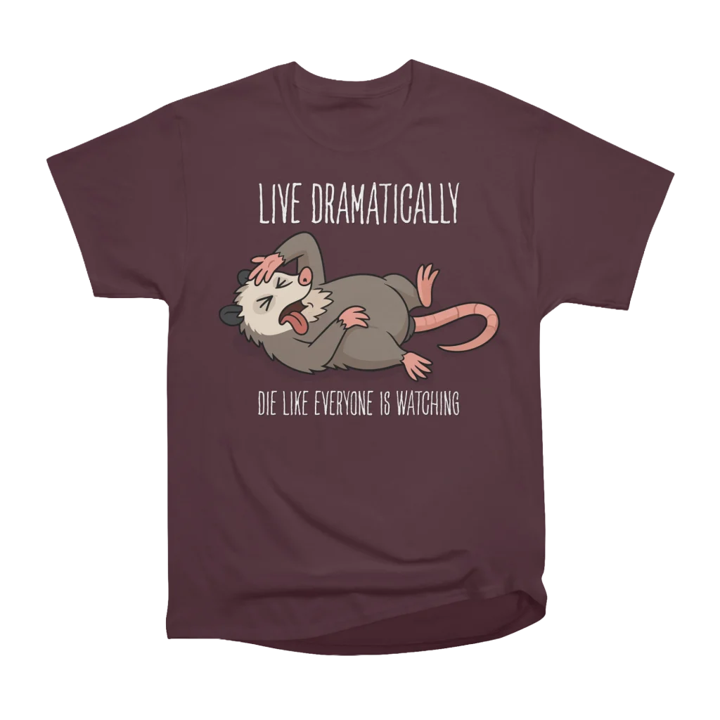 Live Dramatically T-shirt image 1