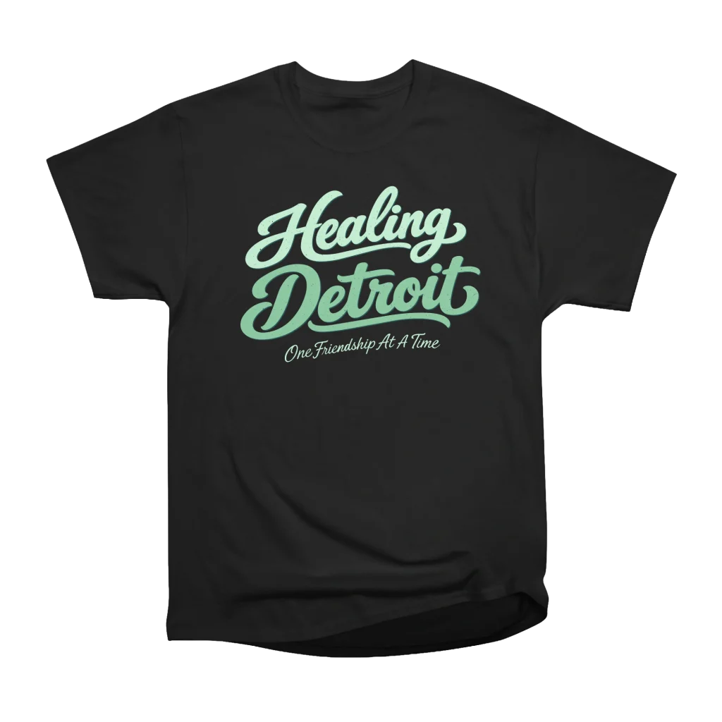 Healing Detroit (Dark Version) T-shirt image 1